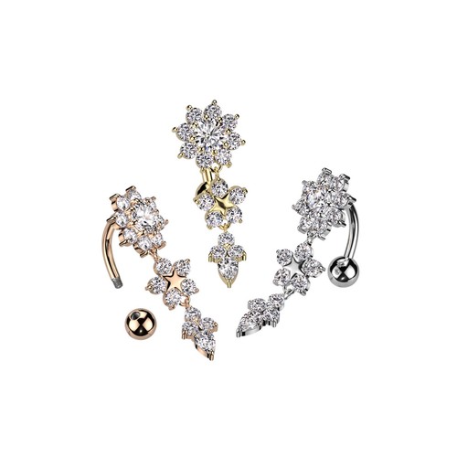 Piercing ombelico inversa - inversa, in
