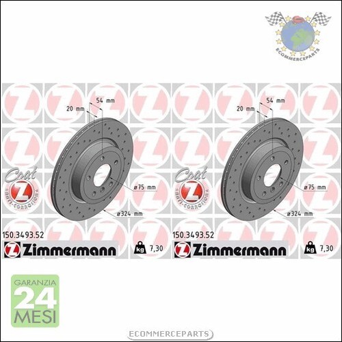 Kit dischi freno zimmermann - freno,