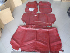 Fodere sedili coprisedili Fiat 127 special 2 porte rosso smeraldo