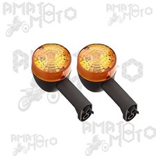 COPPIA FRECCE LUMINOSO ARANCIO PER APRILIA SCARABEO 50