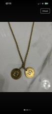 Collana fendi medaglia ff - fendi,