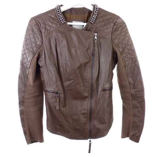 Pinko giacca pelle biker - pinko,