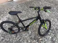 bicicletta 20 pollici bambino Nera Con Scritte Verdi Amm. Ant. Bambino 6-9 Anni