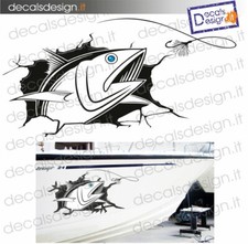 Adesivo tonno pesca su