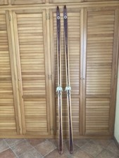 Splitkein Sprint - sci di fondo vintage in legno, cm 206, attacchi originali