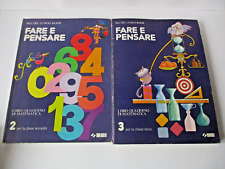 Del Lungo Barbi Fare e pensare libro quaderno matematica vol.2, 3 Sei 1983- 1986