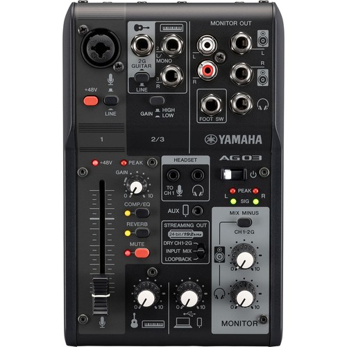 Yamaha ag03 mk2 mixer - yamaha, 3