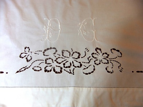 Lenzuolo letto antico 1m53 - 1m53, x