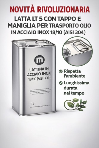 Novità latta lattina - latta, olio