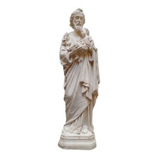 *HH* Antica Statua San Giuseppe Scultura Religiosa Votiva Devozionale Sacra