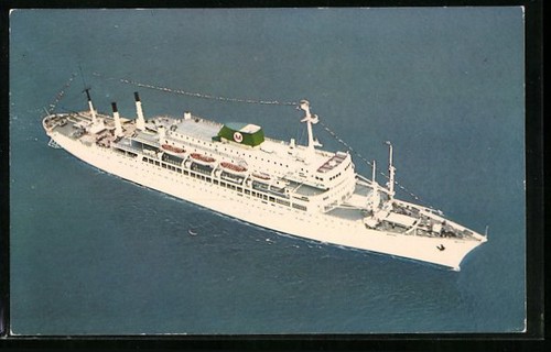 Cartolina nave passeggeri