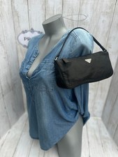 PRADA Mini NECESSAIRE NERO Tessuto NYLON Y2K #58 USATO IN OTTIME CONDIZIONI! Autentico! RARO!