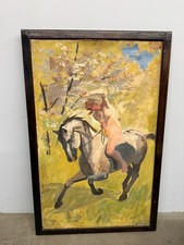 Antico dipinto olio su tela