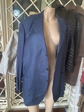 Giacca Burberry London  Jacket  Uomo Burberrys Tg 54 Lino E Seta