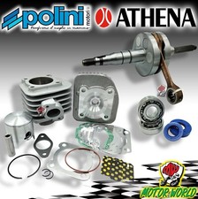 KIT CILINDRO ALBERO ATHENA 80 CC 47,6 CORSA LUNGA MALAGUTI F12-PHANTOM 50 2T