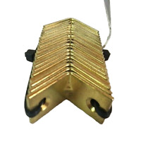 20 Squadrette ad angolo in acciaio ottonato squadre giunzioni x mobili mm 20x20 