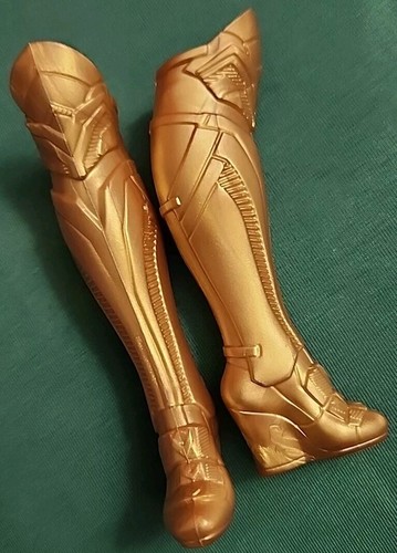 Stivali oro art deco - d'oro,