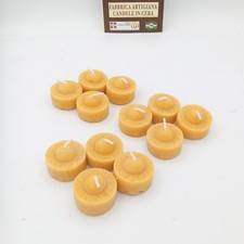 12 Lumini Gallo con cera d'api