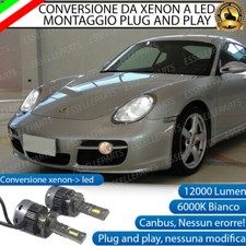 COPPIA LAMPADE D2S LED DA XENON A LED PER PORSCHE CAYMAN 987 6000K CANBUS