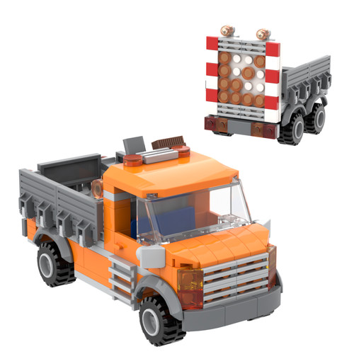 Veicolo cantiere con - da,