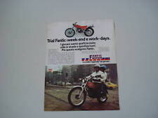 advertising Pubblicità 1978 FANTIC TX-250 TRIAL 125 cc