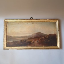 Antico Dipinto Paesaggio