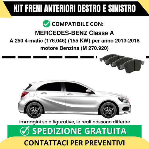 Pastiglie freno anteriori - pastiglie, per