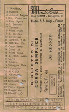 1969 - BIGLIETTO SATI