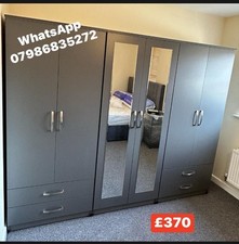 Armadio 7ft6 grigio completo
