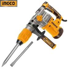 Trapano Martello Demolitore Sds-Max 1600W  2 punte 2 scalpelli + Valigetta INGCO