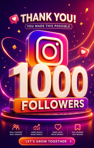 1.000 follower