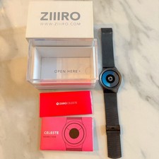 Ziiiro Celeste Nero/Mono Z0005Wbbg Analogico Quarzo Uomo Ziiiro Celeste Nero Mon
