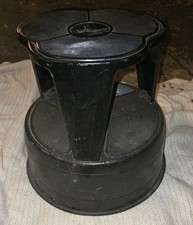  Kik-Step Sgabello a gradini in acciaio 350 libbre tappo 16" nero