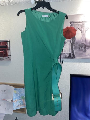 Abito donna verde senza