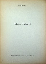Palazzo Tabarelli. Quaderno