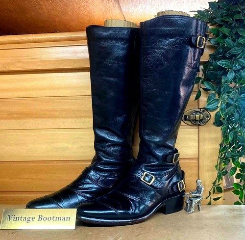 Stivali pelle vintage - pelle,