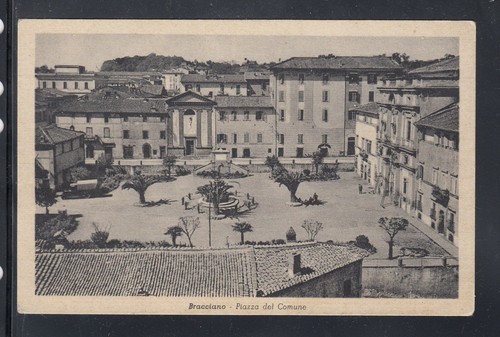 Cartolina bracciano piazza del - cartolina,