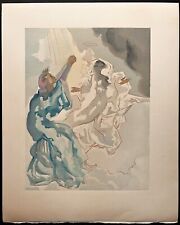 Salvador Dalì - Xilografia originale - Illustrazione Divina commedia 1963