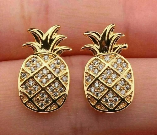 Orecchini perno ananas - orecchini,