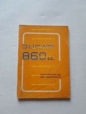 Ducati 860 1975 manuale uso