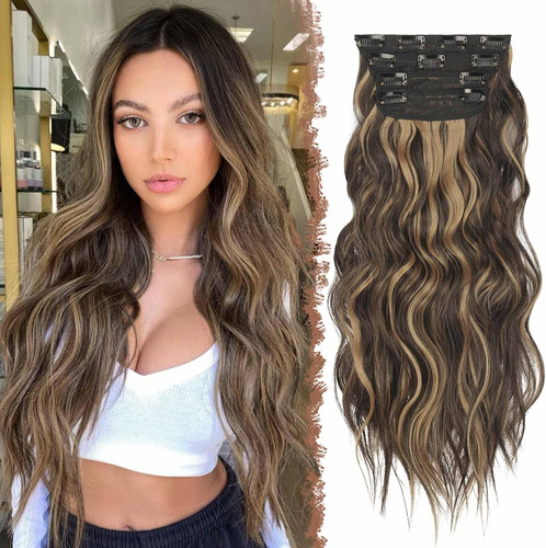 Extension capelli clip 4pcs - a,