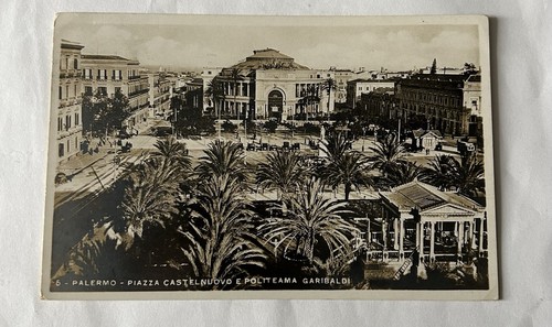 Cartolina palermo piazza - cartolina,