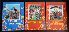 PETER PAN; IL GATTO CON GLI STIVALI; GULLIVER - COPERTINA 3D - MALIPIERO, 1971 