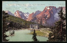 Cartolina Misurina, Lago di