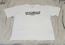 T-shirt bianca nuova in