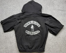 Felpa con cappuccio Joe Strummer Punk Rock Warlord Machete Mfg 2007 Punk Thrashed Nice Fade