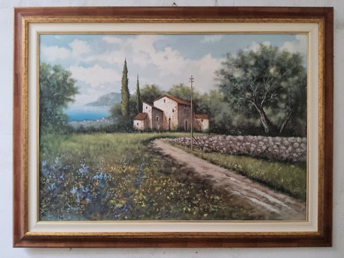 Dipinto mano autore p - ,