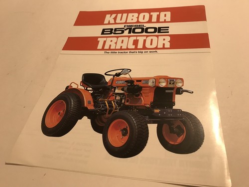 Kubota trattore diesel b5100e - kubota,