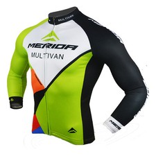 Merida Multivan Cycling Team Maglia Manica Lunga Uomo MTB Bici Bicicletta Giacca
