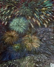 Dipinto ad olio [Fuochi